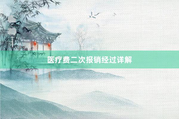 医疗费二次报销经过详解